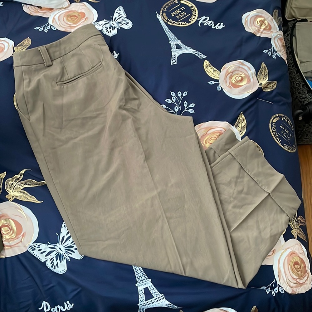 Avenue tan dress pants.